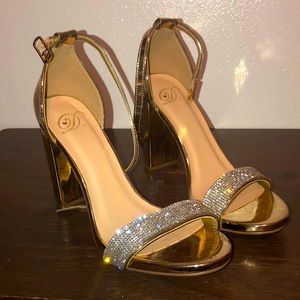 Golden heels